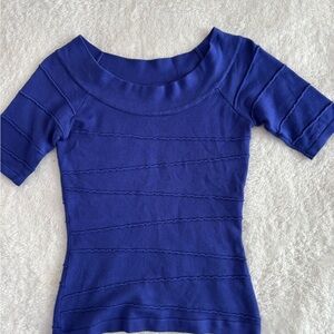 Dynamite Royal Blue Knit Top